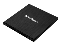 Verbatim Slimline - Disk drive - BDXL Writer - 6x - SuperSpeed USB 3.0 - external