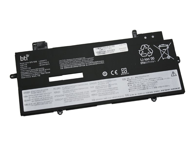 BTI - Notebook battery (equivalent to: Lenovo 5B10W13973, Lenovo 5B10W13974, Lenovo 5B10W13975, Lenovo L20C4P71, Lenovo L20D4P71, Lenovo L20M4P71, Lenovo SB10T83216, Lenovo SB10T83217, Lenovo SB10T83218, Lenovo 5B10W13972)