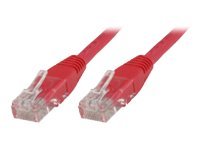 MicroConnect CAT 6 Ikke afskærmet parsnoet (UTP) 20cm Netværkskabel Rød