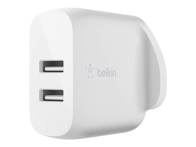 Belkin Boostcharge Power Adapter 2 X Usb 24 Watt