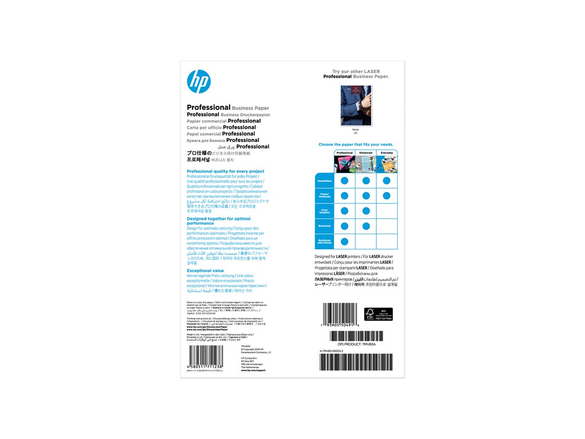 HP Prof Gls LJ A4 200g 150sh FSC Paper