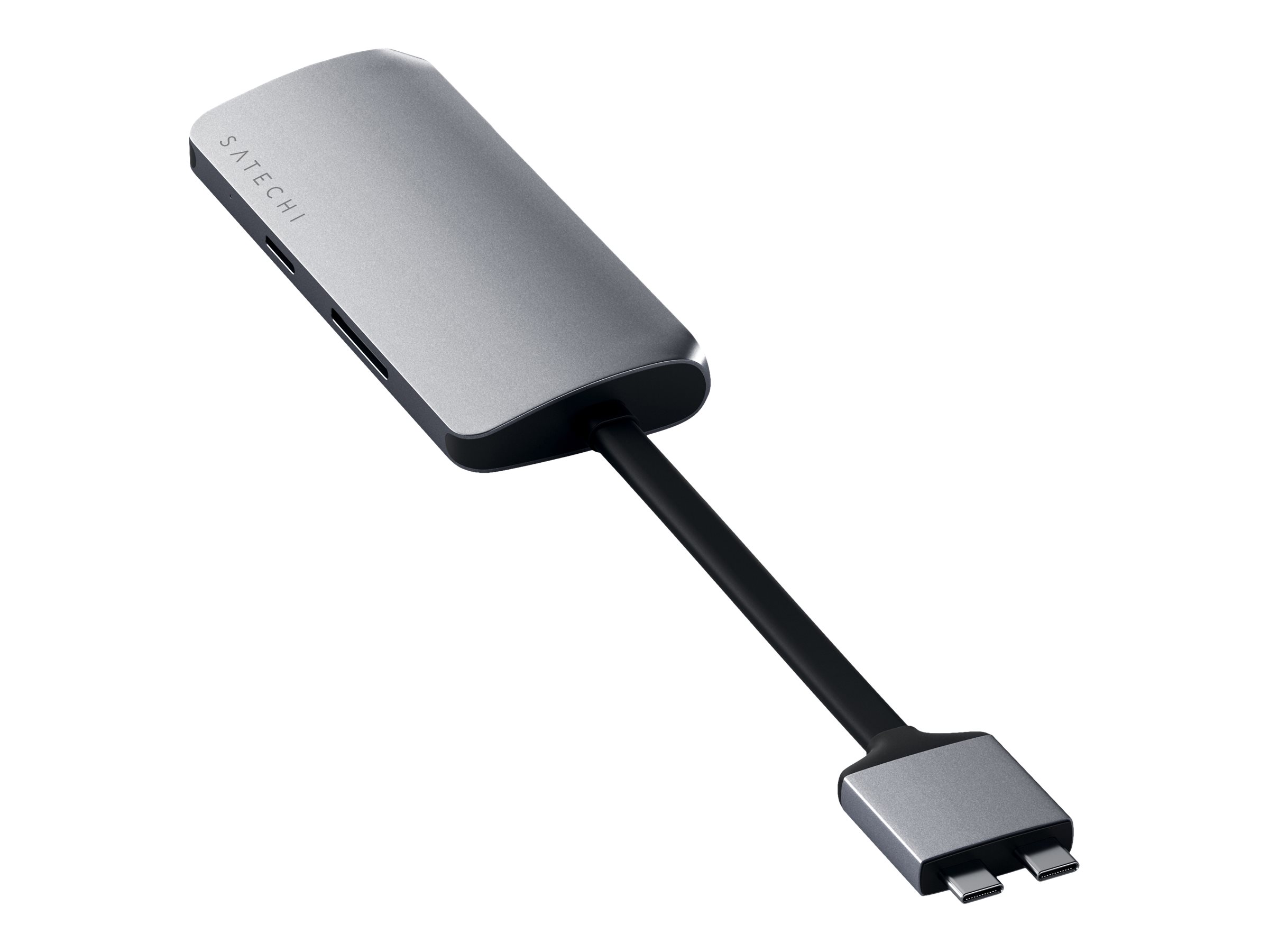 Satechi Type-C Dual Multimedia Adapter - Space Grey - ST-TCDMMAM