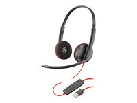 Poly Blackwire C3220 USB - 3200 Series - headset - on-ear - wired - USB - noise isolating - black