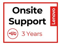 Lenovo Onsite Upgrade - extended service agreement - 3 years - on-site