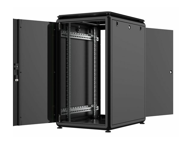 Lanview by Logon RDL20U68BL Netzwerkschrank 20U 600 x 800 mm Schwarz
