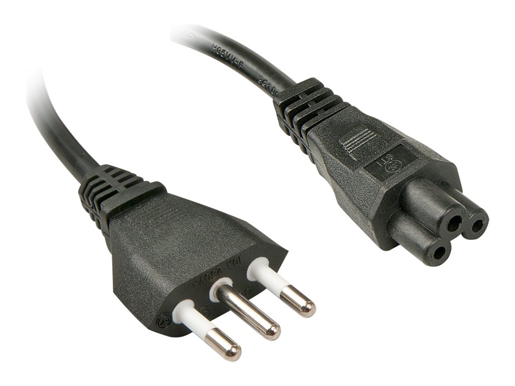 LINDY 2m italian mains plug to IEC C5