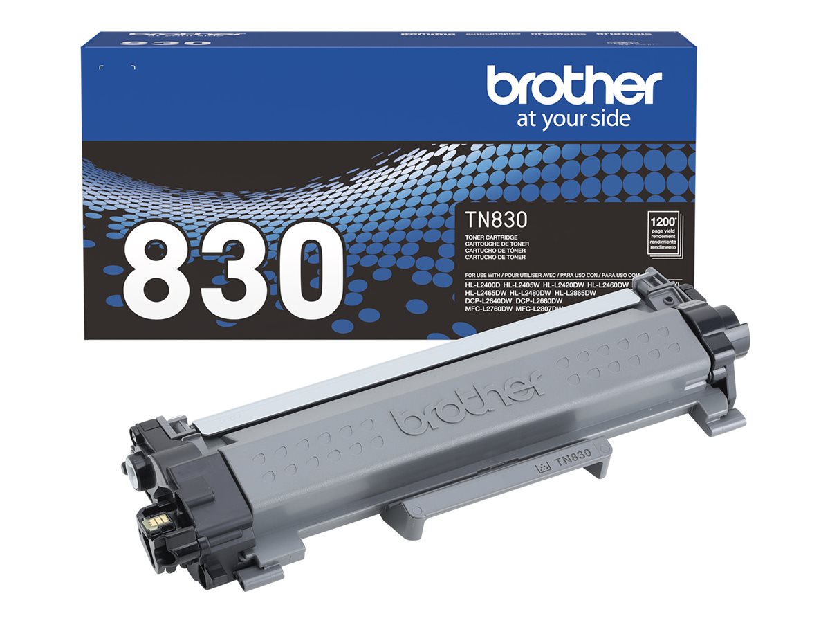 Brother Toner Cartridge - Black - TN830