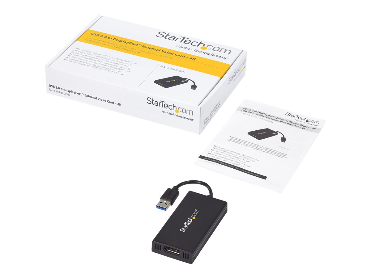 STARTECH USB 3.0 to DisplayPort Adapter - 4K – foto 2