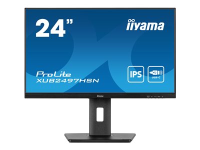 IIYAMA 60,5cm (23,8) XUB2497HSN-B2 16:9 HDMI+DP+USB-C Lift - XUB2497HSN-B2