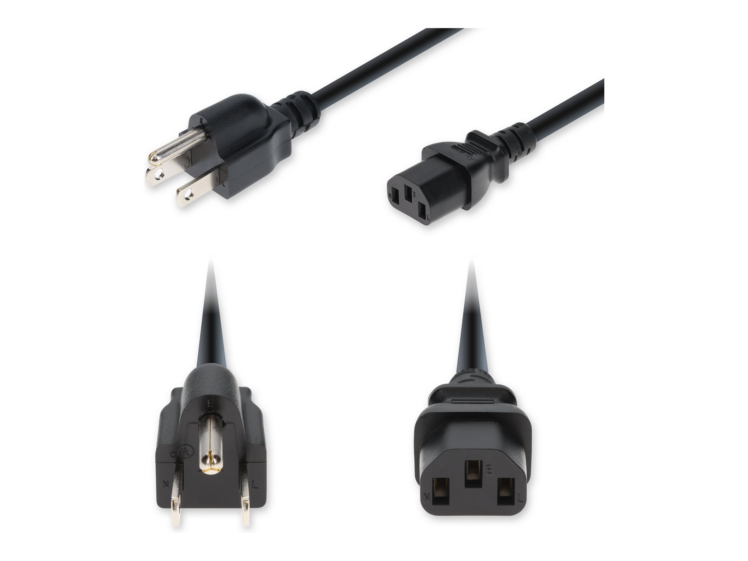 AddOn - Power cable - NEMA 5-15P to power IEC 60320 C13
