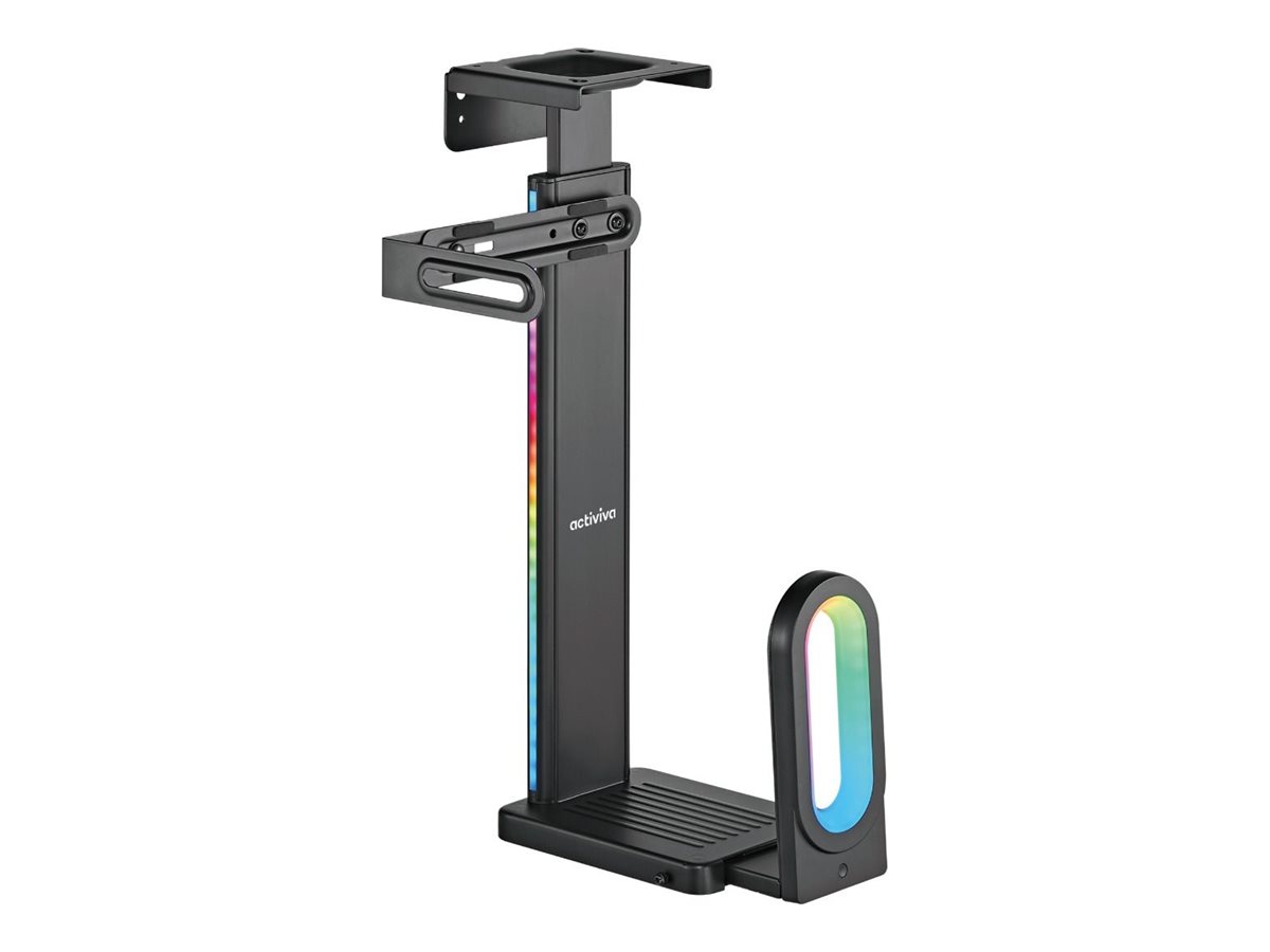 mbeat Activiva mounting kit for personal computer RGB ultra-wide adjustable matte Product shot Left-angle 79750