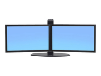 Ergotron Neo-Flex Dual LCD Monitor Lift Stand - Stand - for 2 LCD displays - black - screen size: up to 24"