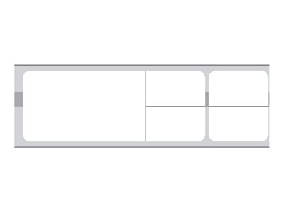 PDC Healthcare Paper permanent adhesive white 