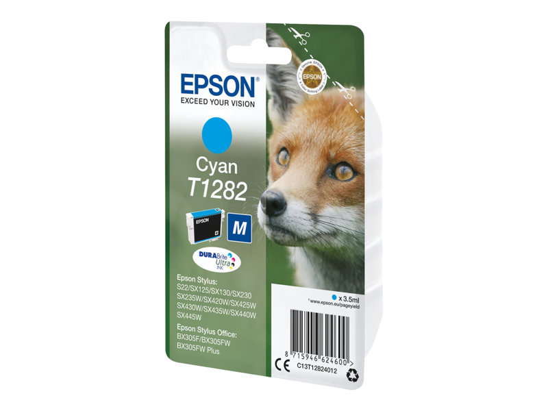EPSON 1LB ink T128 cyan blister w/s