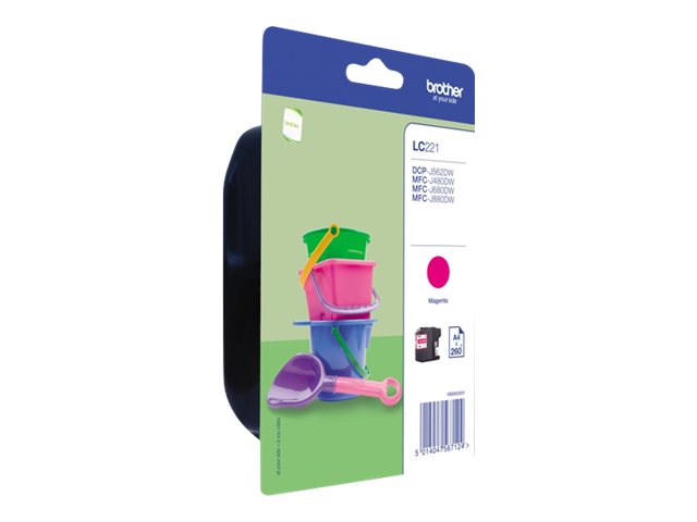 LC221MBP ink MAGENTA 260 PAGE – foto 3