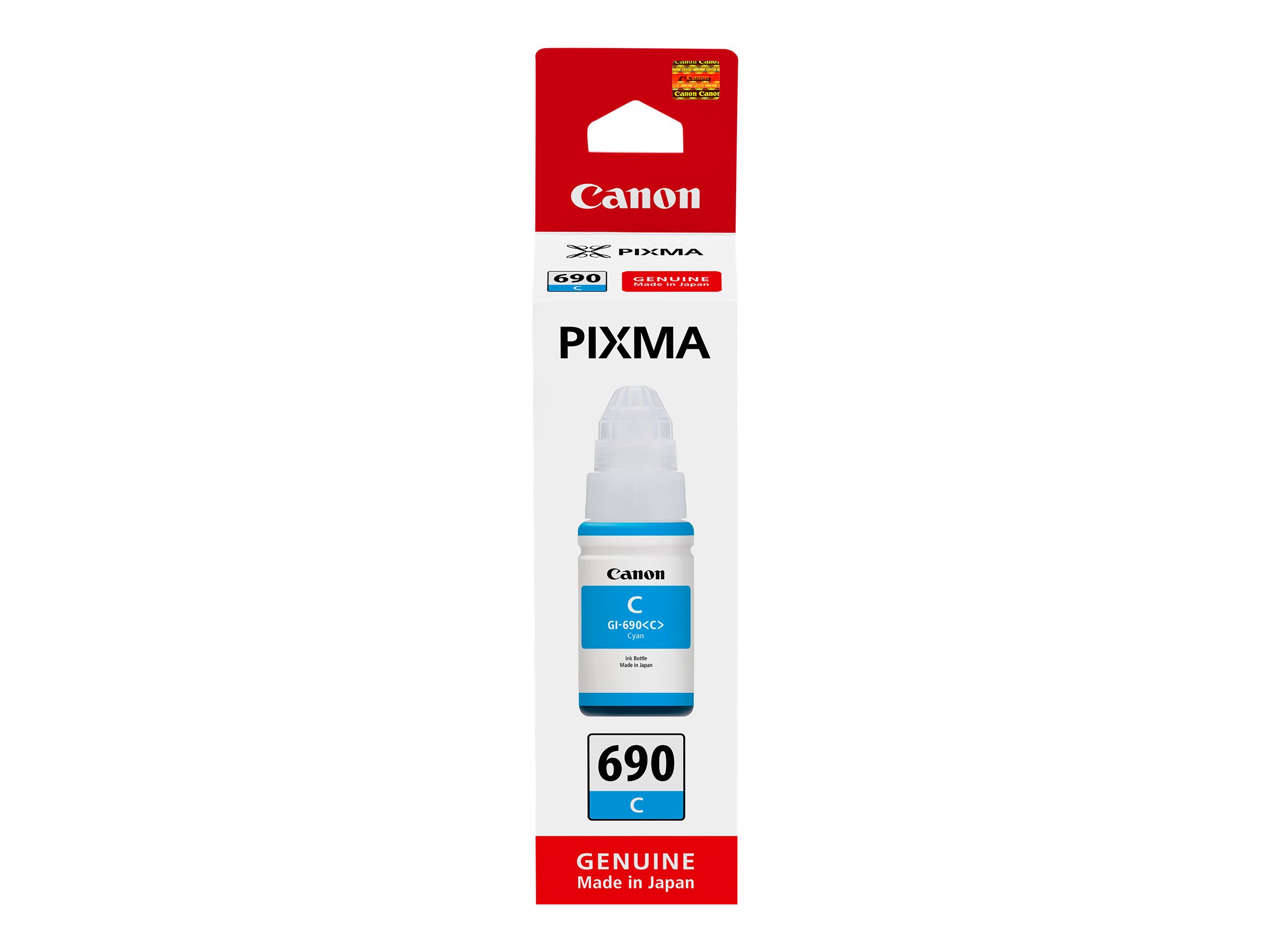 Canon GI 690 C cyan original ink Package view Front 79975