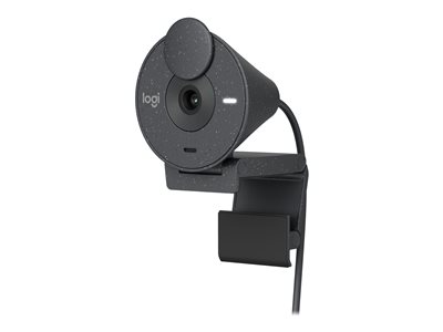 Logitech Brio 300 Full HD Webcam with Privacy Shutter, Graph