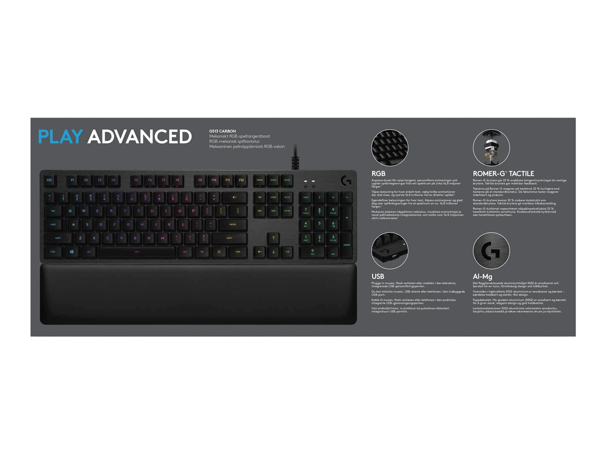 LOGI G513 Carbon Lightsync RGB
