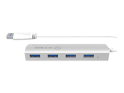 Hub  4-Port IcyBox USB 3.0 IB-AC6401  5 V  (si)