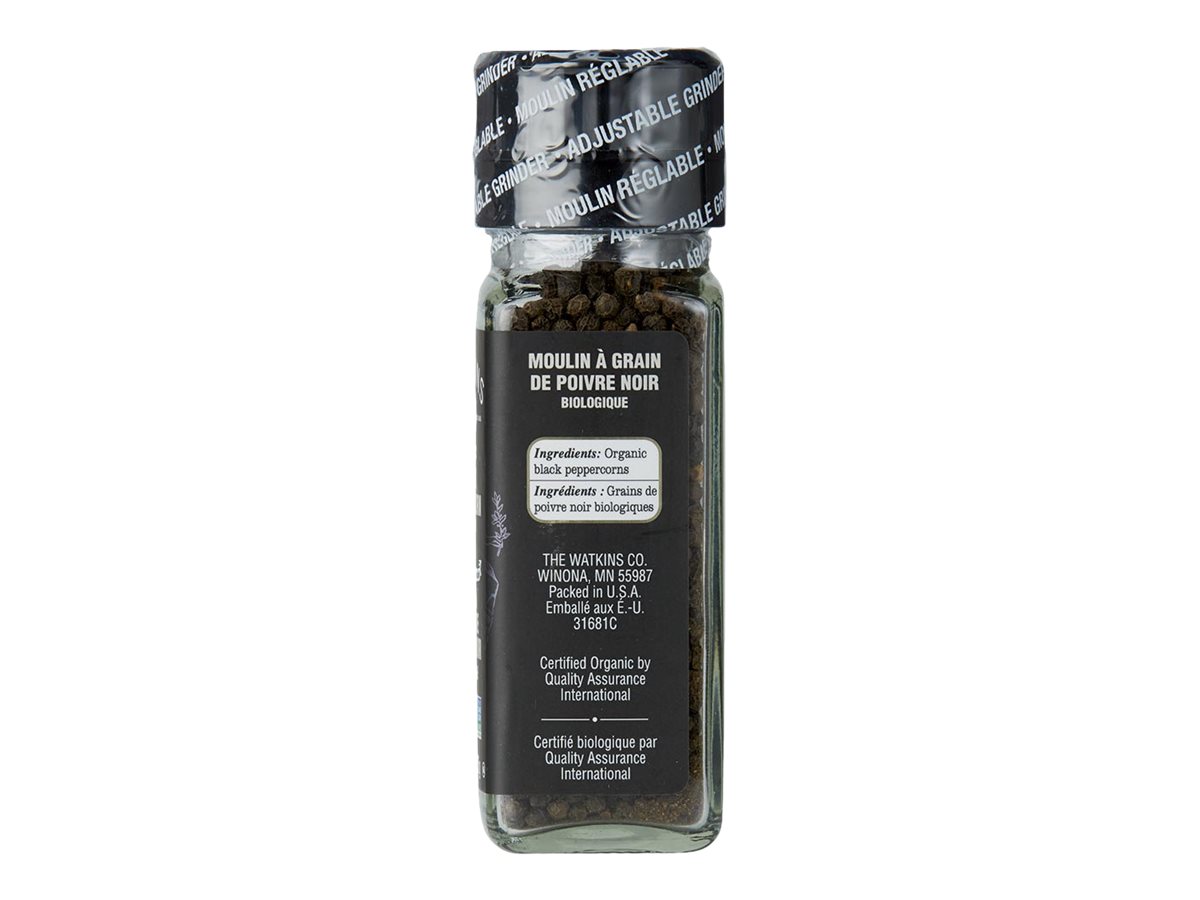 Watkins Black Peppercorn - 75g