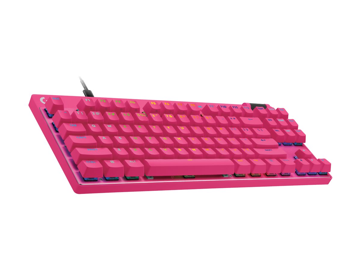 Logitech G PRO X TKL keyboard QWERTY English pink Input Product shot Front 79800
