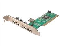 LogiLink PCI Card USB 2.0 4 1 Port USB-adapter PCI 480Mbps