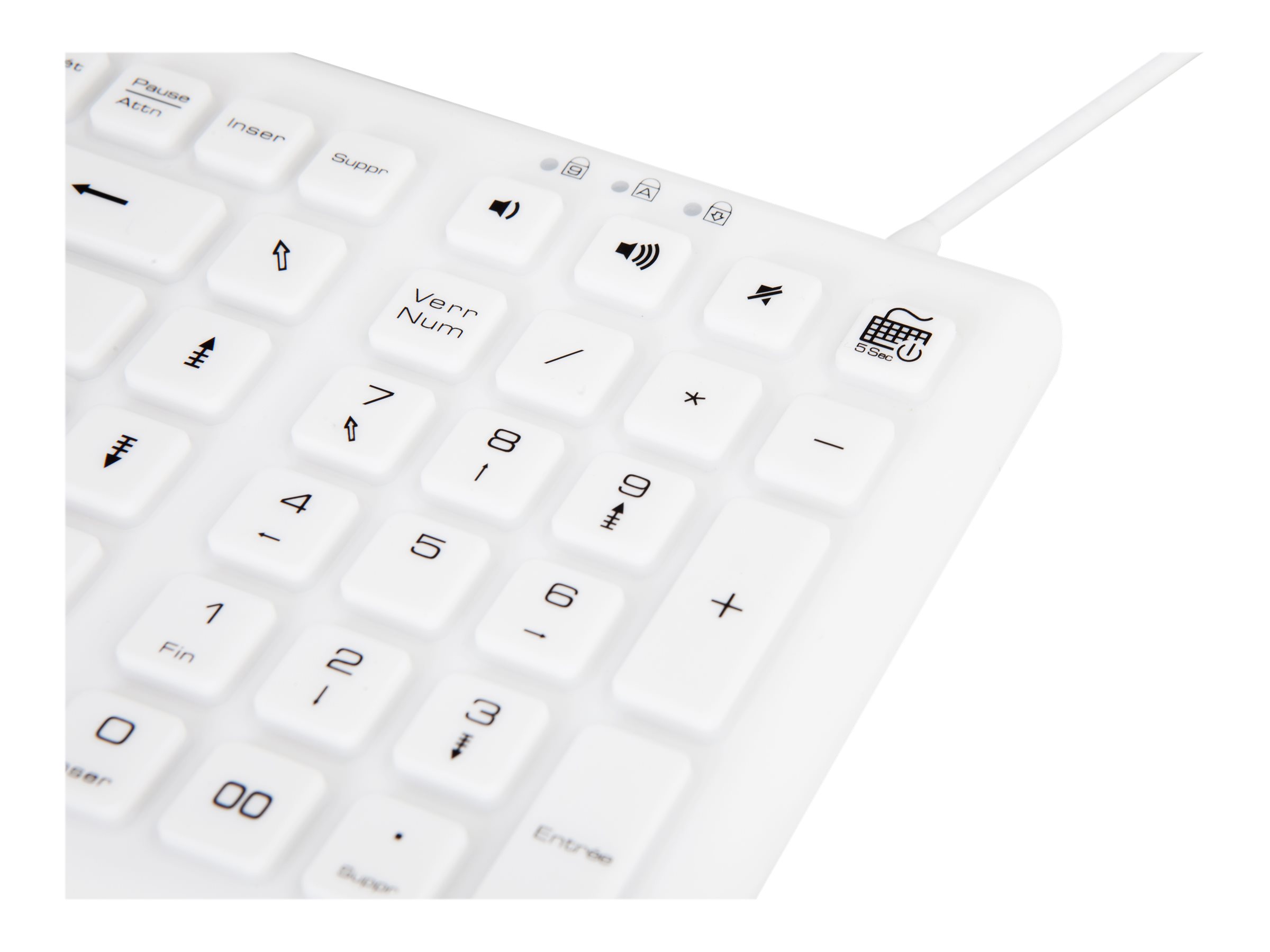 URBAN FACTORY USB wired keyboard ABS