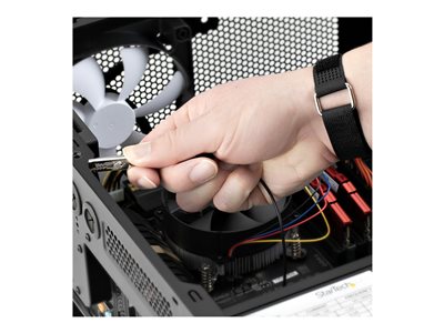 StarTech.com - Brassard antistatique - with 1.5 m detachable grounding cable - noir 