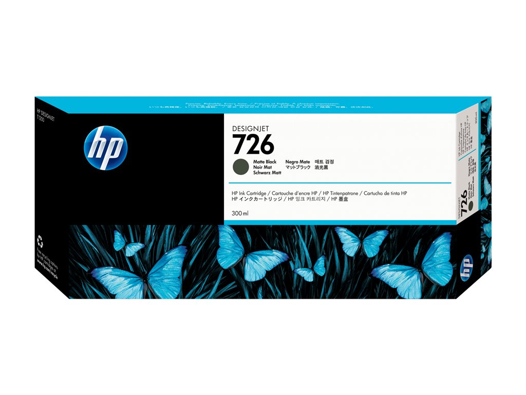 HP 726 300-ML MATTE BLACK INK C