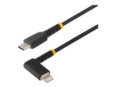 StarTech.com 6ft (2m) Durable USB-C to Lightning Cable - Right-Angled Heavy Duty Aramid Fiber USB Type-C to Lightning...