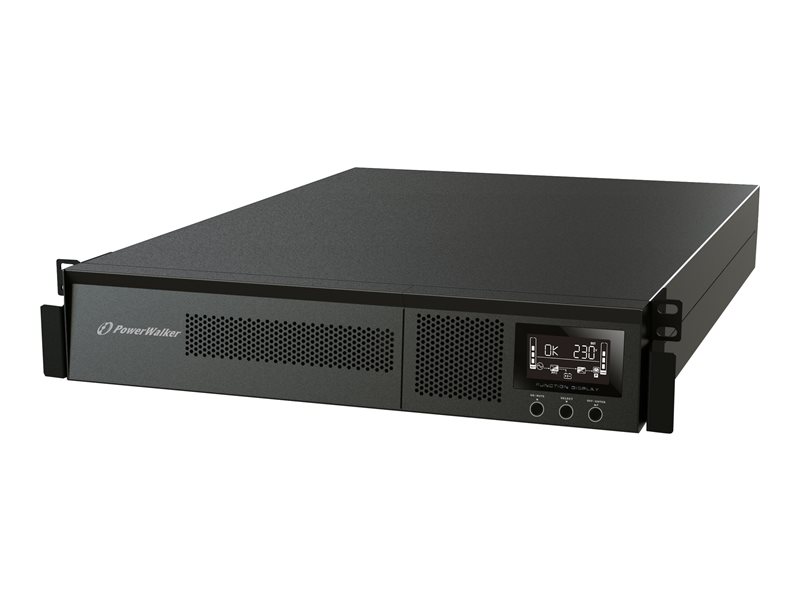 UPS RACK POWERWALKER VFI 1500 RMG PF1 ON-LINE 1500VA 8X IEC C13 USB-B RS-232 LCD 2U