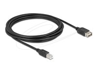 Delock USB-kabel 3m Sort