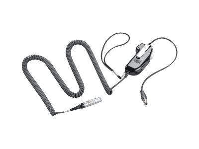 Poly - Plantronics SHS 2005-03 - PTT (push-to-talk) headset adapter for headset