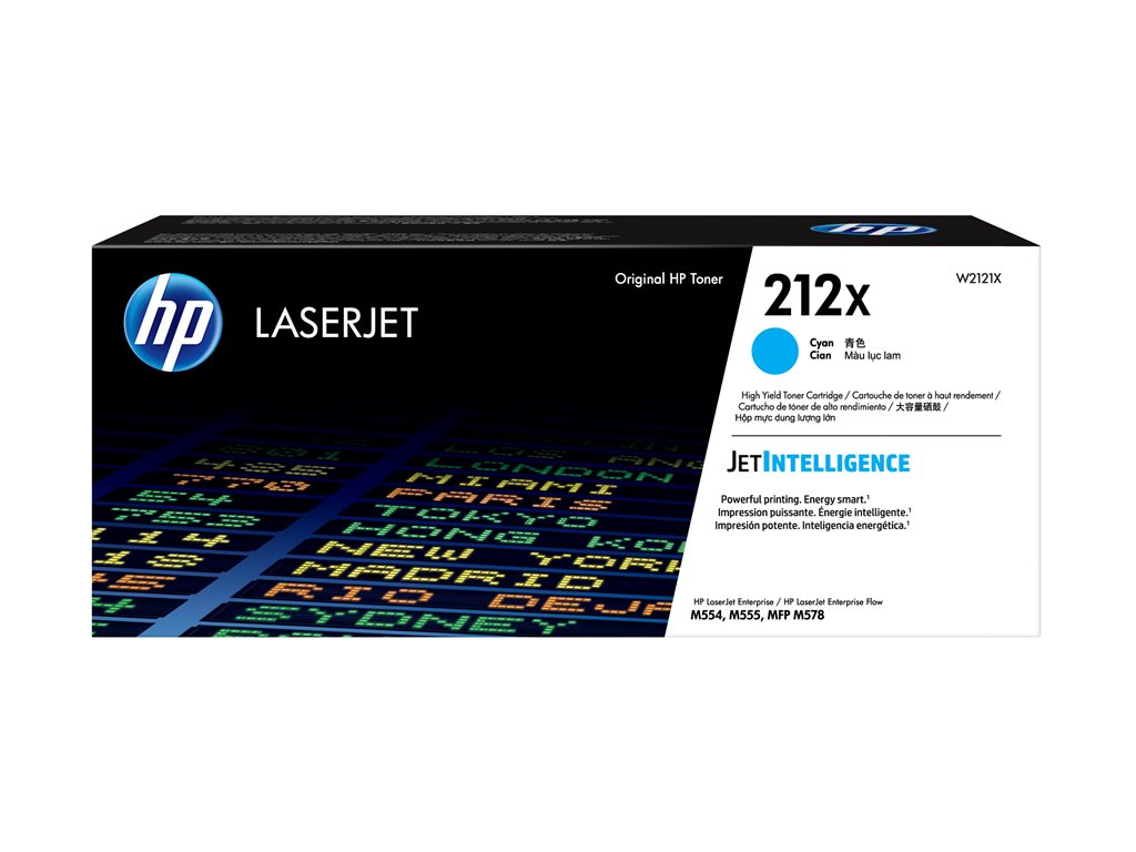 HP 212X High Yield Cyan Original Toner