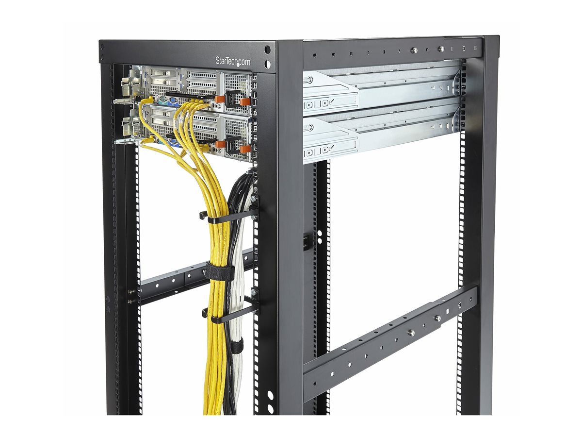 StarTech.com 5-Pack 1U Vertical Cable Management D-Ring Hooks, Cable Manager For 19" Server Racks/Cabinets, Network Rack Wire Organizers, Cable Guide Rings - kroužek pro uspořádání kabelů (vertikální) - 1U – foto 4