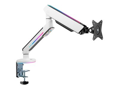 SIIG Premium Single-Monitor Arm Desk Mount with Gaming RGB Lighting