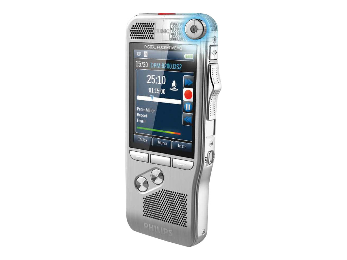 Philips Pocket Memo DPM8300 - Voicerecorder - 200 mW - 4 GB