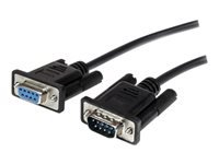 StarTech.com Cable serie DB9 RS232 noir en liaison directe 1 m - M/F