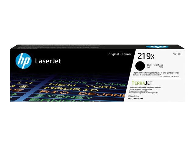 Hp 219x High Yield Black Original Laserjet Toner Cartridge W2190x