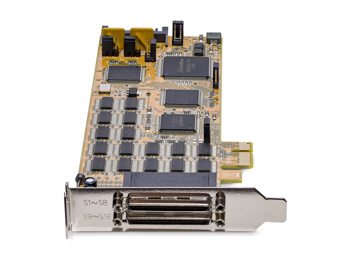 StarTech.com 16 Port PCI Express Serial Card - High-Speed PCIe Serial Card - expanzní modul - PCIe 1.1 - RS-232 x 2 – foto 6