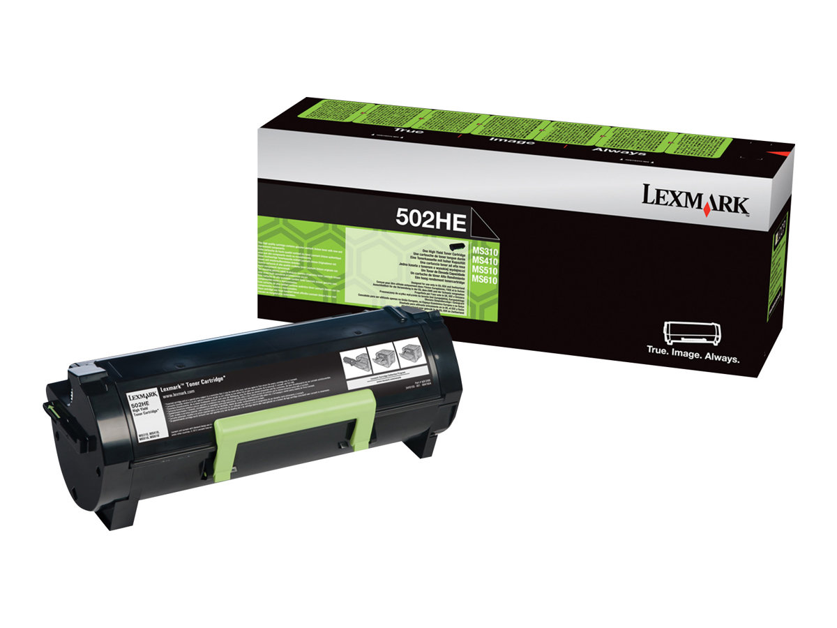 Lexmark 502he High Yield Black Original Toner Cartridge Lexmark Corporate