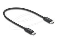 Delock USB 3.2 USB Type-C kabel 50cm Sort
