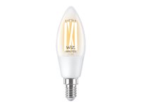 WiZ Connected LED-filament-lyspære 4.9W A+ 470lumen 2700-6500K Varmt til køligt hvidt lys
