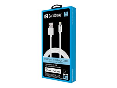 SANDBERG USB-Lightning 1m AppleApproved - 440-75