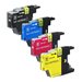 eReplacements EcoTek LC75COMBO-ER - 4-pack - black, yellow, cyan, magenta - remanufactured - ink cartridge (alternative for: Brother LC75BK, Brother LC75M, Brother LC75C, Brother LC75Y)