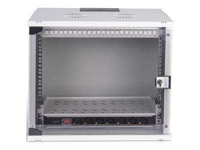 DIGITUS 48,26nch Netzwerk-Set 9HE Wandge