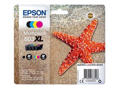 EPSON Multipack 4-colours 603XL Ink - C13T03A64020