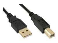 MicroConnect USB 2.0 USB-kabel 3m Sort