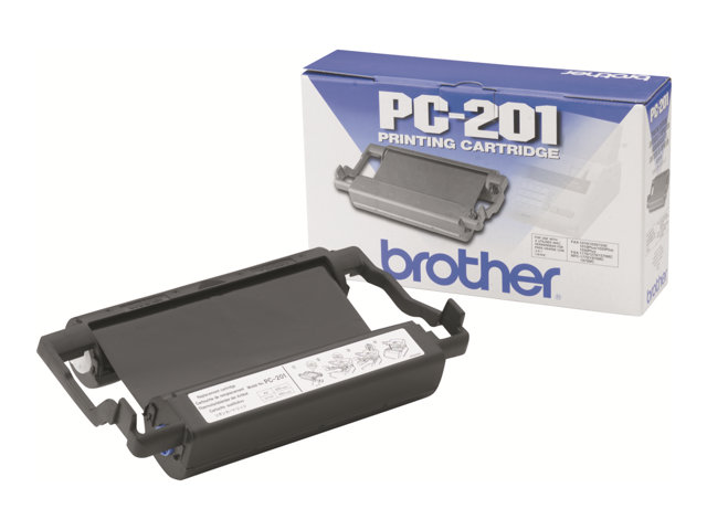Image of Brother PC201 - 1 - black - print ribbon