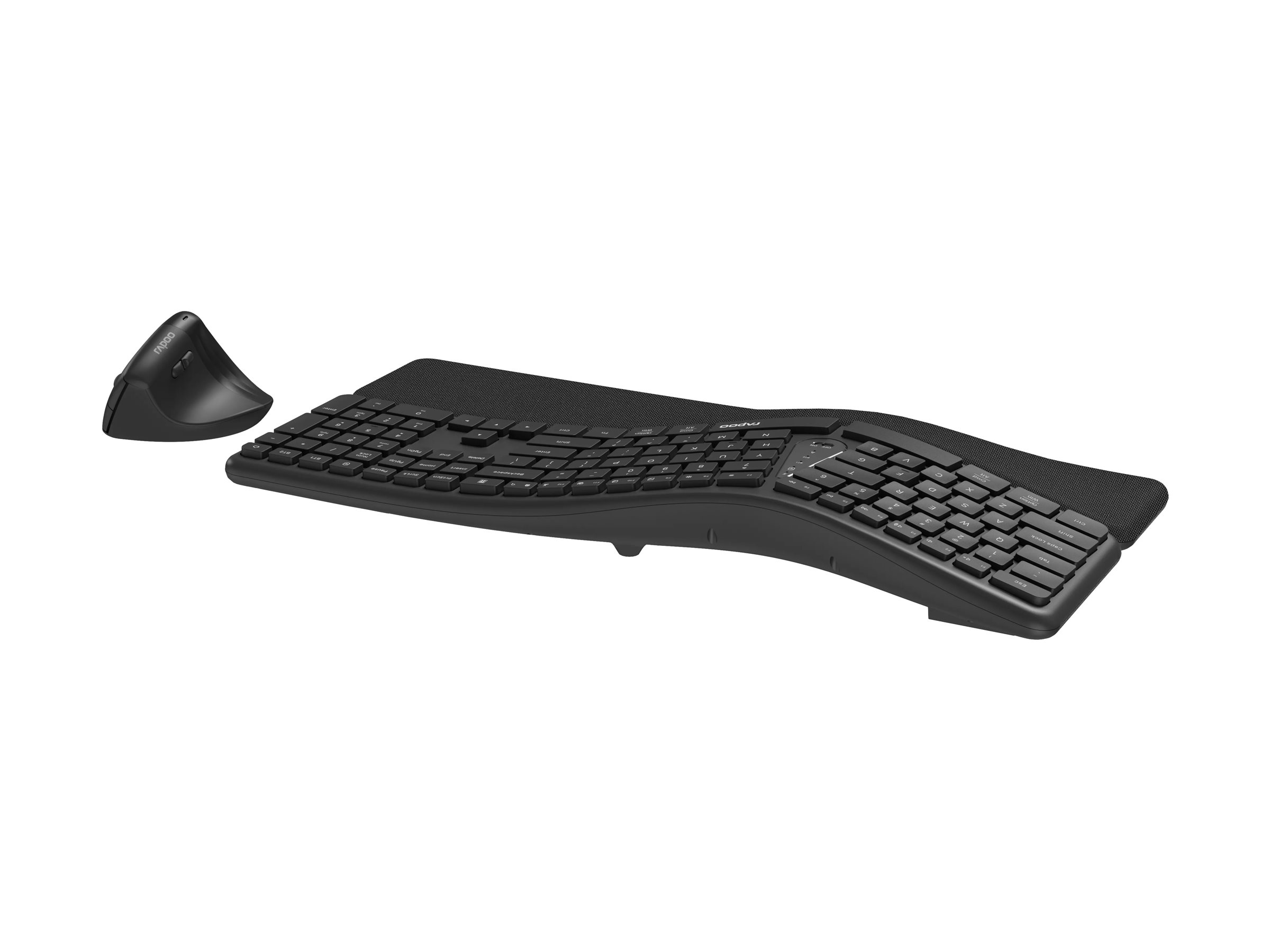 Rapoo 8810ME keyboard and mouse set QWERTY Input Product shot Left-angle 79900